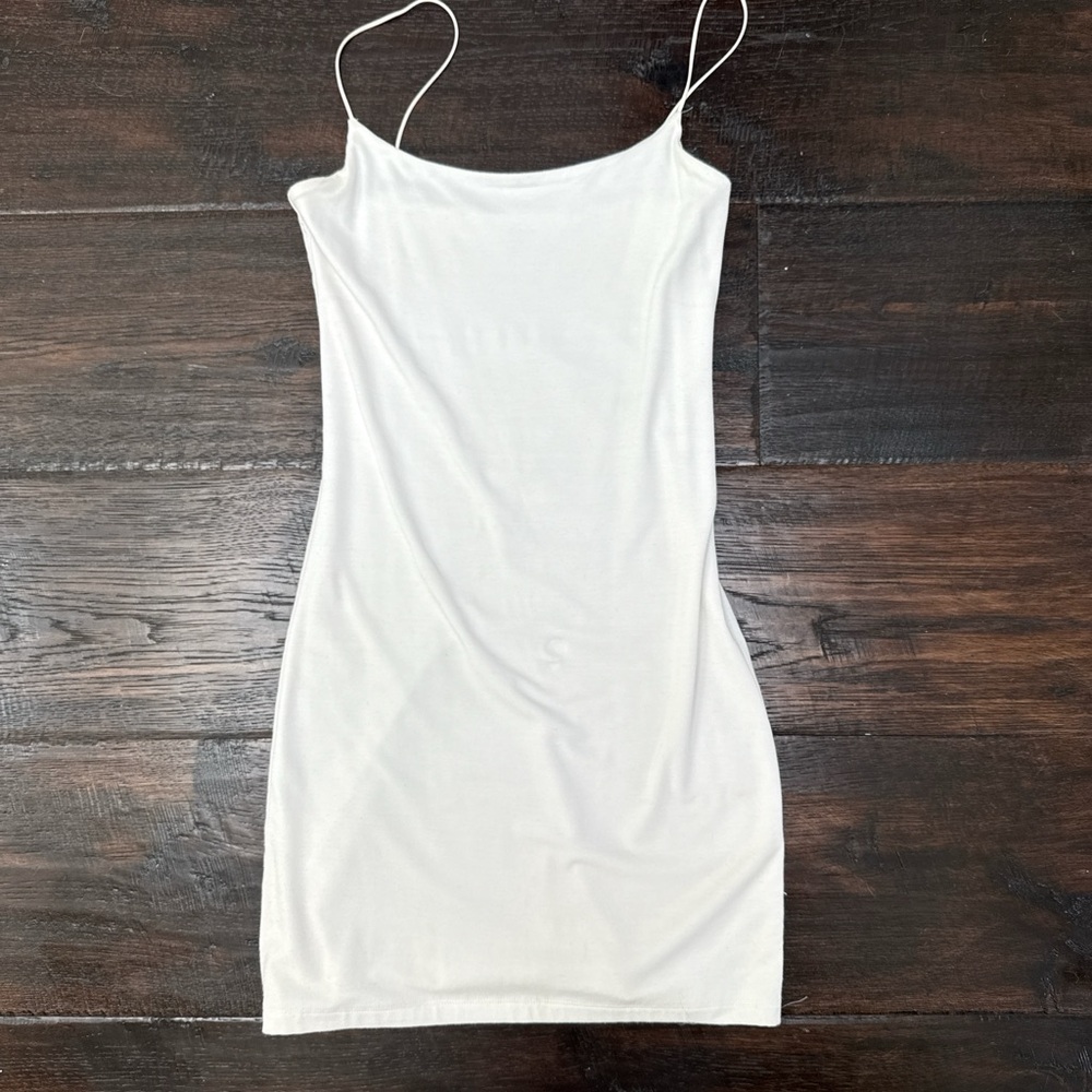 Aritzia Wilfred White Bodycon Mini Dress